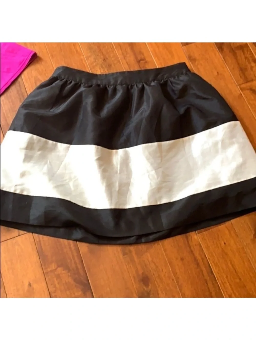 NWT Kensie black and white striped skirt size XS - Picture 6 of 7